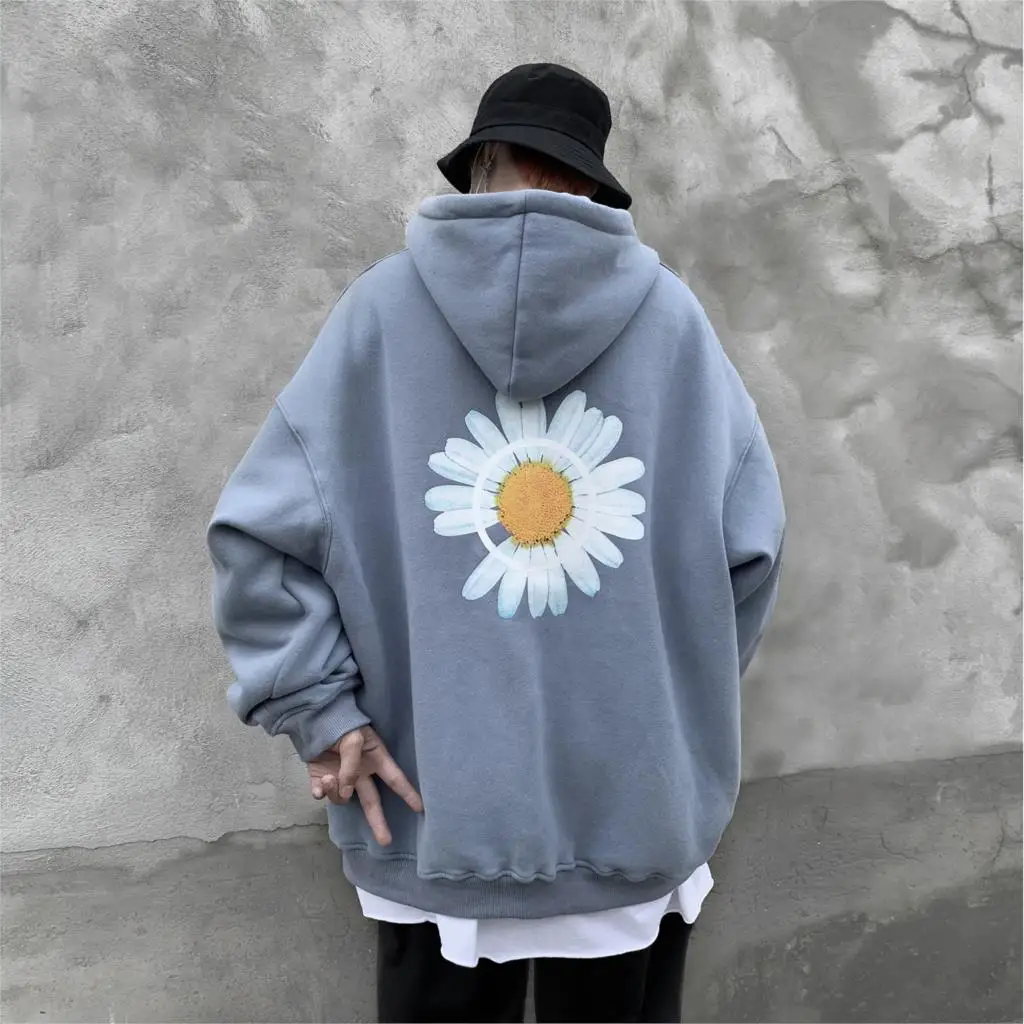 

Privathinker Men Winter Loose Hooded Sweatshirts Mens Harajuku Thicken Warm Coat Hoodies Male Oversize Pullovers Sweatshirt