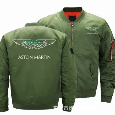 

New Autumn Winter Flying Aston Martin Logo Men and Women Jacket Coat Warm Windproof Casual Zip Baseball Jacket
