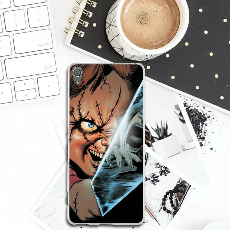 Chucky Horror Churse Of Childs Soft TPU Mobile Phone Case Cover for Sony Xperia Z Z1 Z2 Z3 Z5 M2 M4 XA E5 T3 Compact | Мобильные