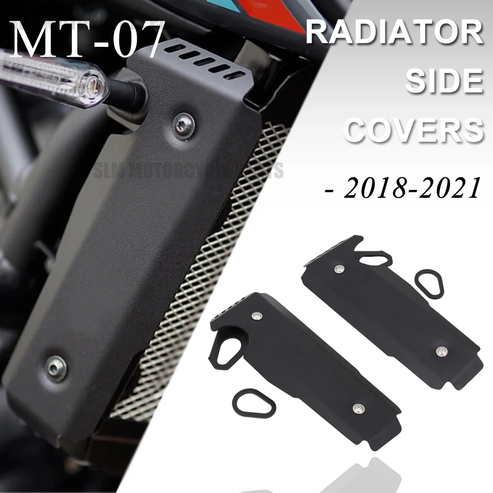 

NEW 2022 2021 Fit MT07 Radiator Side Covers Protective Guard Motorcycle For YAMAHA MT-07 MT07 MT 07 FZ-07 FZ07 2018 2019 2020