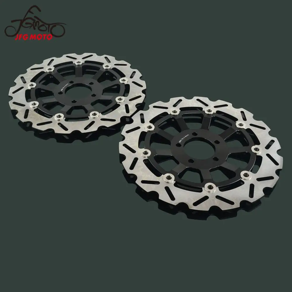 

Motorcycle 2pcs Floating Brake Discs Rotor For KAWASAKI NINJA ZXR400 ZXR750 ZX9R ZEPHYR1100 ZRX1100 ZR1100 ZZR1100 ZRX1200 ZRX