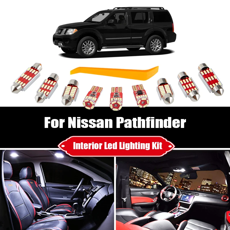Для Nissan Pathfinder WD21 R50 R51 R52 1986 2020 Canbus автомобиля светодиодный внутренний Купол Карта