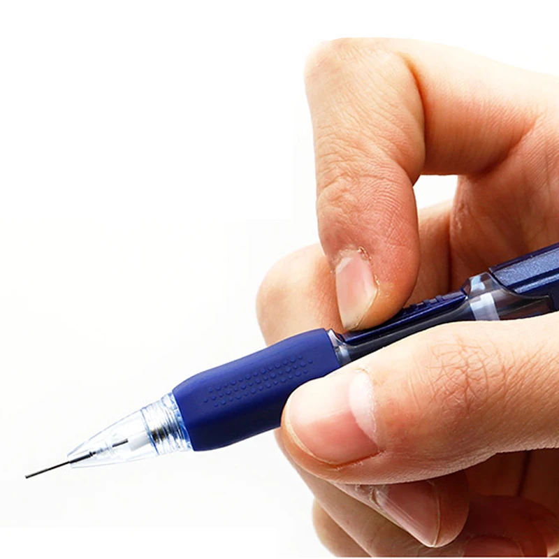 Pentel PD255 автоматический карандаш 0,5 мм подвижный карандаш с боковым нажатием, ластик с выдвижной головкой, Классический студенческий карандаш для рисования