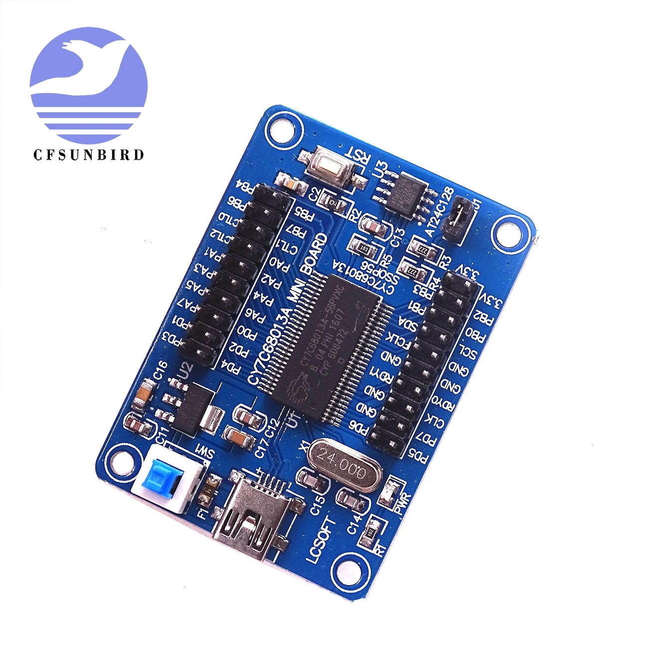 1 шт. EZ USB FX2LP CY7C68013A основная плата макетная логический анализатор с IEC серийный SPI| |