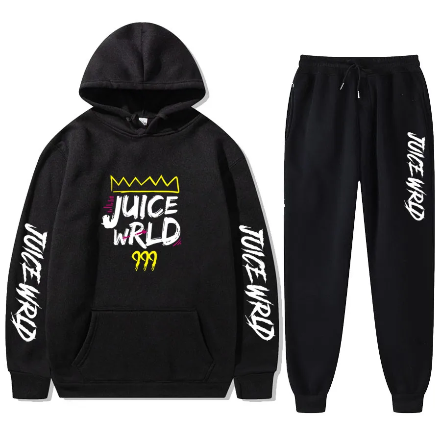 Спортивный костюм мужской зимний из 2 предметов толстовка с капюшоном и штаны -