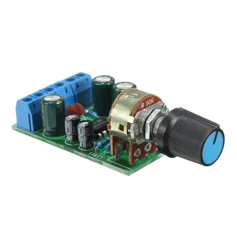 

DC1.8-12V TDA2822M Amplifier 2.0 Channel Stereo 3.5mm Audio Amp Board Module green