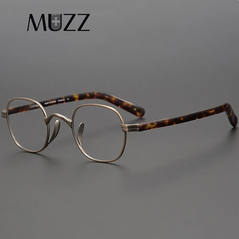 Очки Квадратные титановые для мужчин и женщин роскошные винтажные маленькие