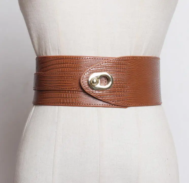 Женский модельный ремень из искусственной кожи эластичный пояс корсет ремни