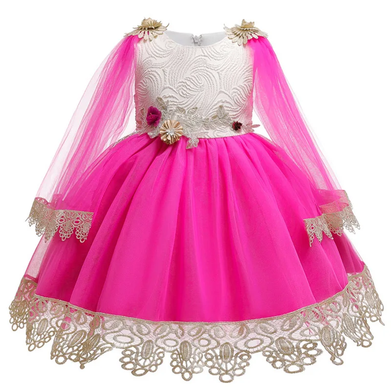Кружевное пышное платье принцессы праздничное вечернее для танцев свадьбы дня