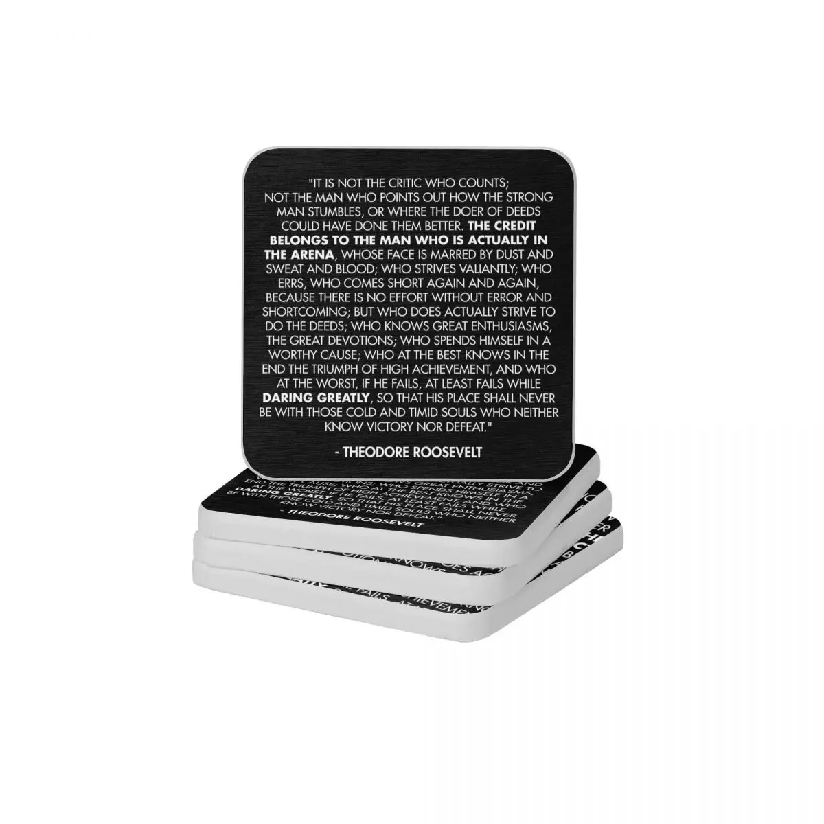 

Theodore Roosevelt Diatomite Square Round Shape Coaster Heat Insulation Cup Bonsai Mat Soap Toothbrush Pad Wholesale 10x10cm