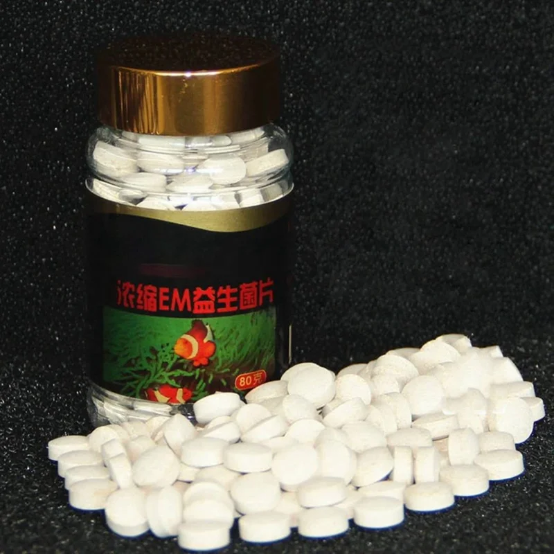 80g/bottle Fish Tank Pond Clean Water Probiotics Bio-Nitrobacter Capsule Aquarium Improving Quality supply | Дом и сад