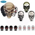 Наклейка с эмблемой для автомобиля с черепом дьявола, Хромированный Авто знак наклейка, 1 комплект