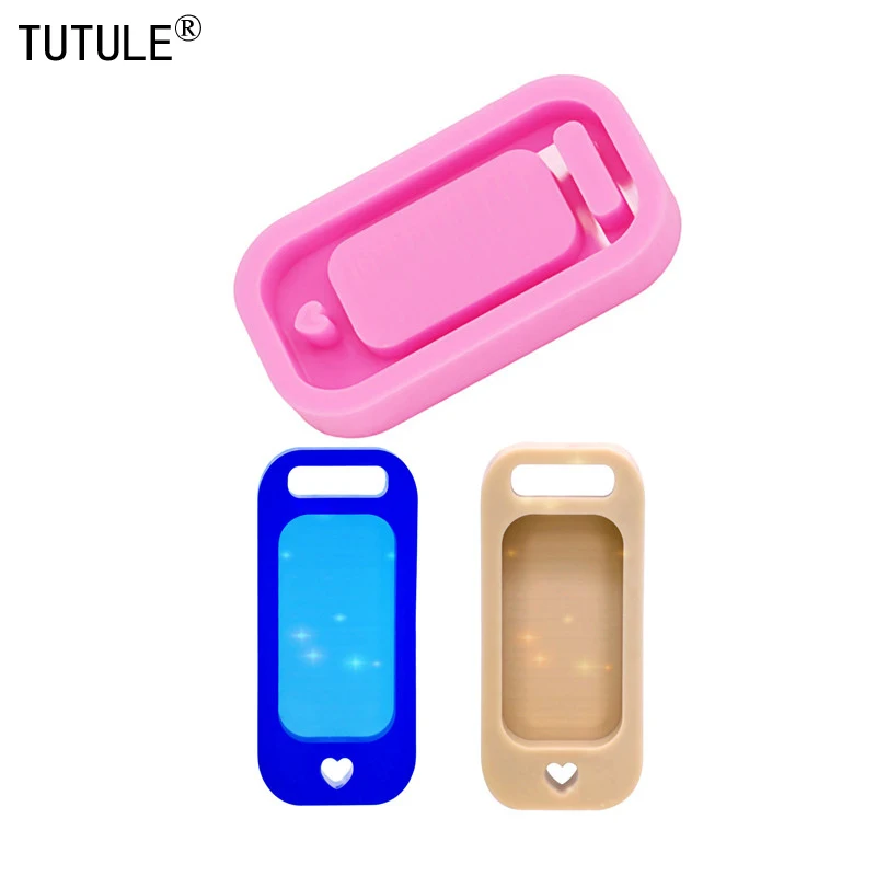 

High gloss Shiny High quality Key tag number tag Molds,with keychain hole Epoxy Resin Mold,Polymer Clay Food grade silicone Mold