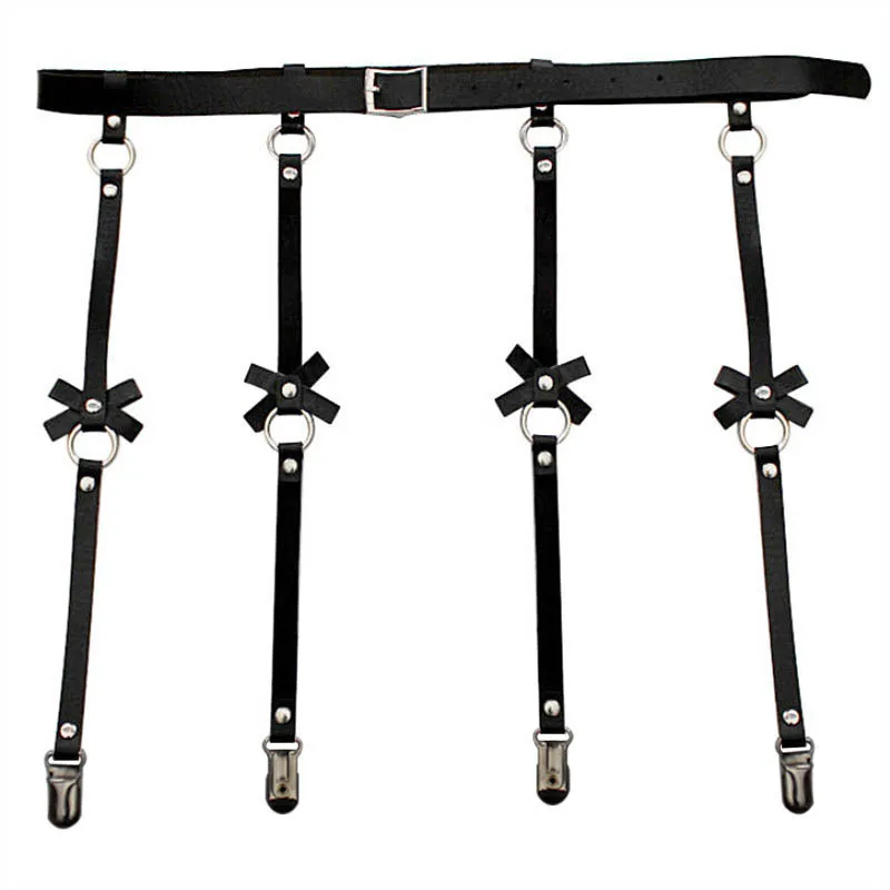 

Leather Leg Garter Body Bondage Strap Harness Belt Bridal Garters Belts For Women's Lingerie Body Suspender goth accessories