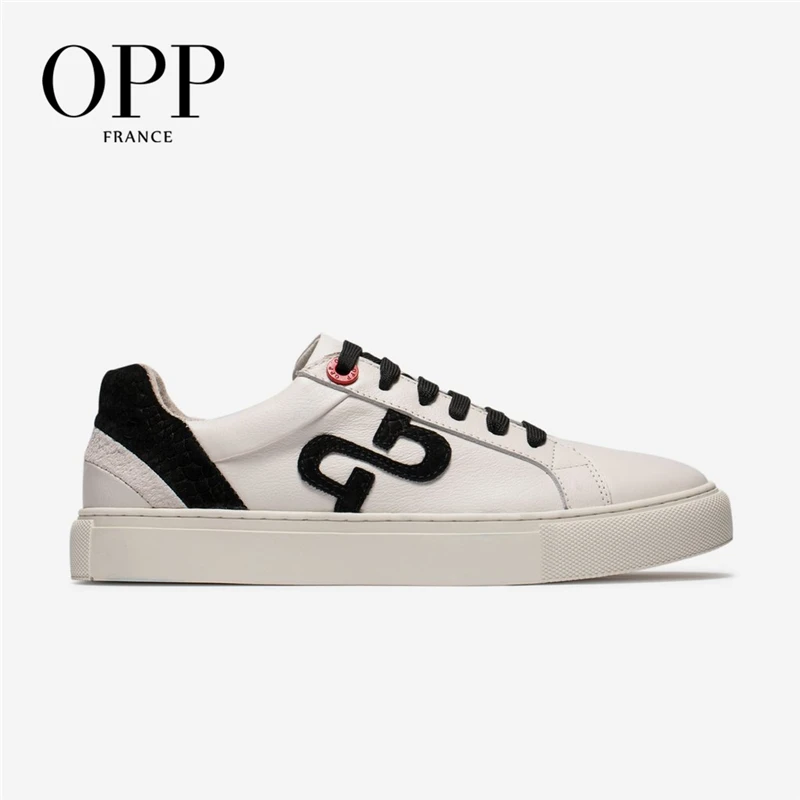 OPP Men's Shoes Male Leather England Breathable Casual Personality Lazy Wild Set Foot Skateboard | Обувь