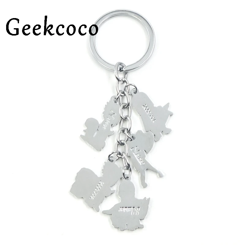 

New Fashion Keychain anime Couple Lovely Keychain Car Keying Gift For Girl Women Men Jewelry Bag Charm J1087