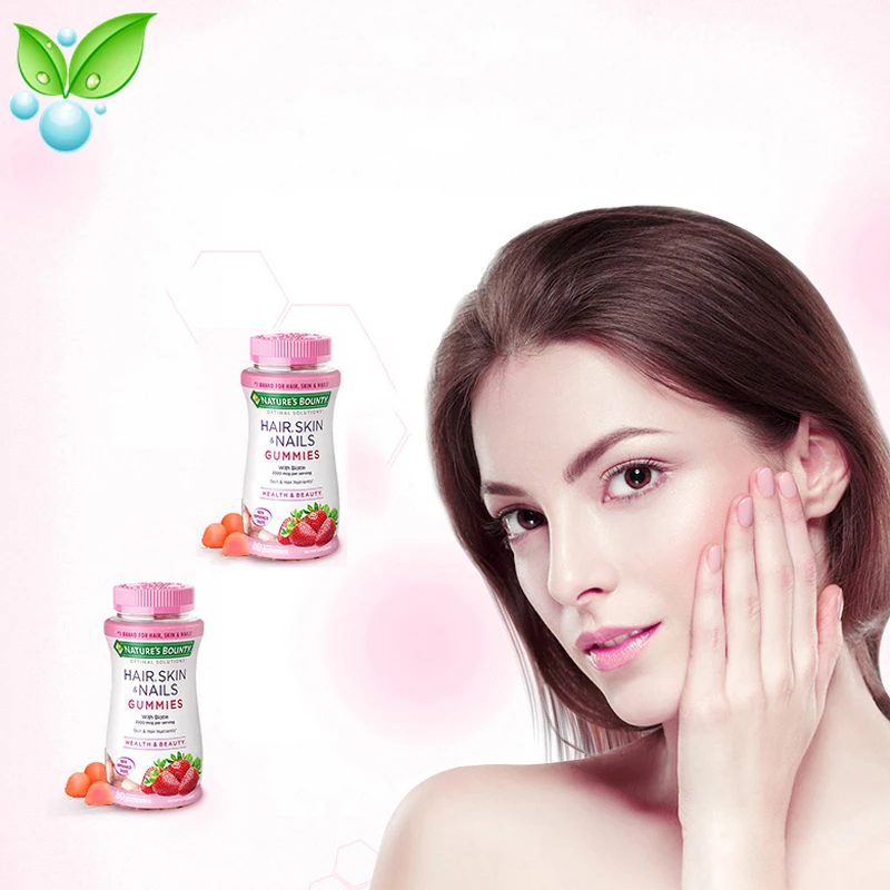 Коллагеновые жевательные конфеты Nature's Bounty конфетные фрукты 80 капсул уход за