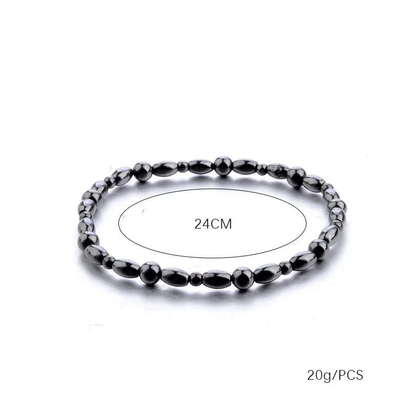 Magnetic Stone Anklets Therapy Weight Loss Slimming Beaded for Women Jewelry Health care ankle bracelets |