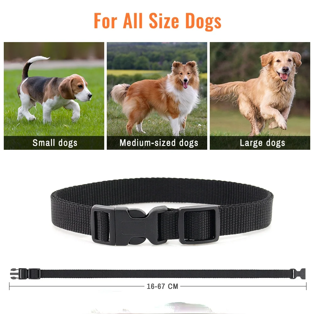 

619A-1 800m Electric Dog Training Collar Pet Remote Control for All Size Shock Vibration Soun