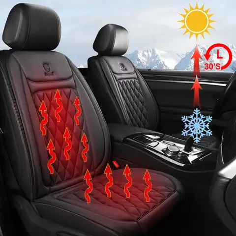 Чехол для автомобильного сиденья с подогревом 12-24 В, 30 дюймов, быстрый нагреватель автомобильного сиденья из ткани/фланели, протектор для ав...