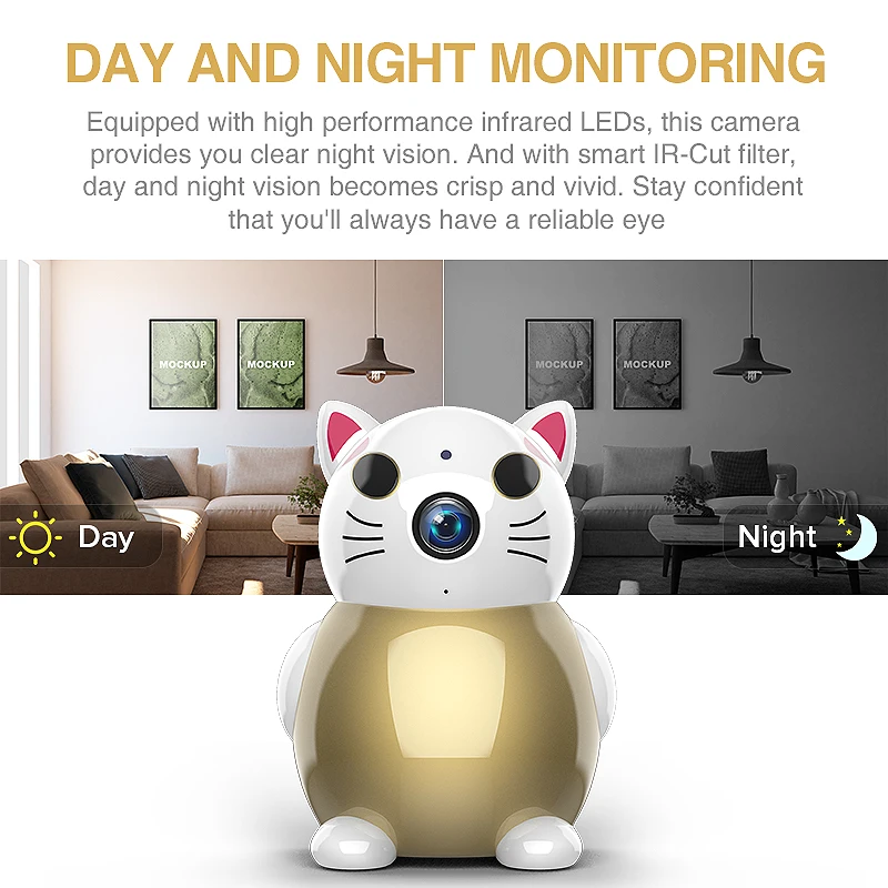 Камера видеонаблюдения FREDI беспроводная Инфракрасная IP камера с функцией