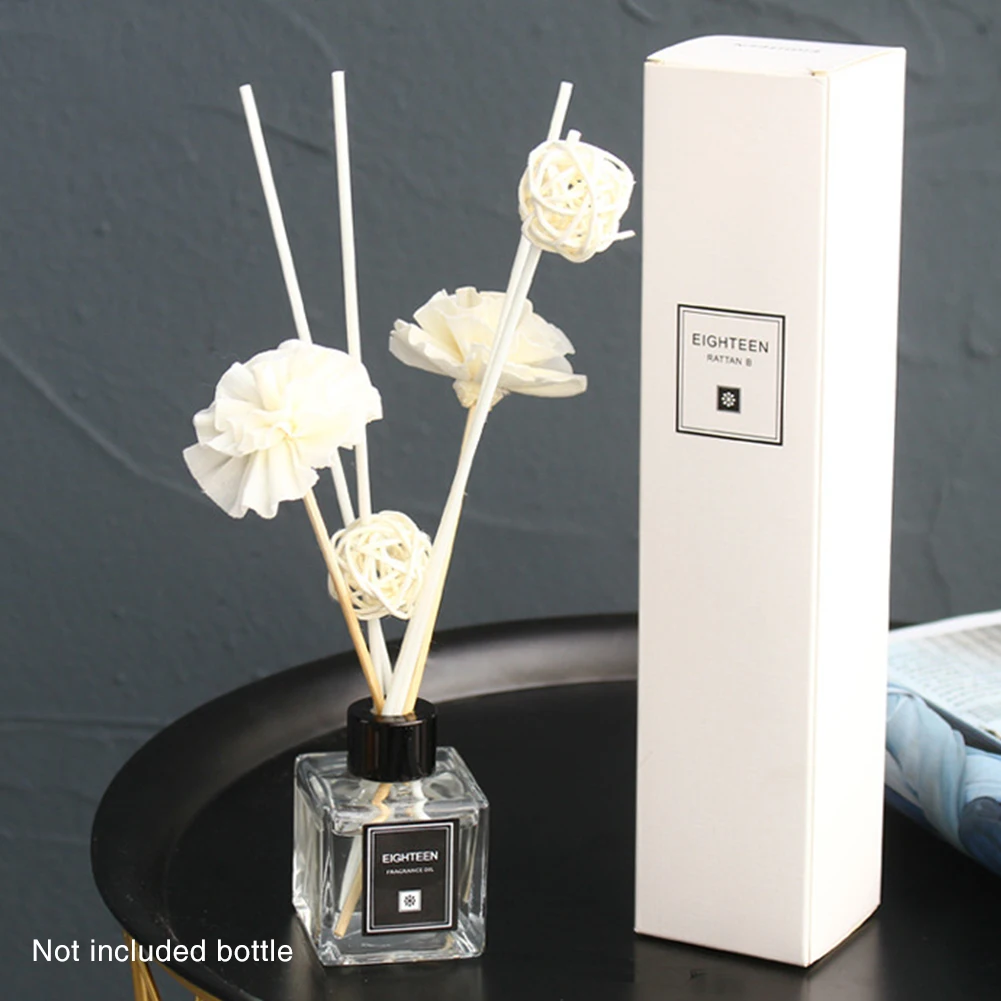 Spa Decoration Essential Oil Fragrance Office Aroma Diffuser Set Exquisite Ball Home Rattan Relieve Stress Car Dry Flower | Дом и сад