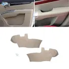 Панель подлокотника передней двери автомобиля, из микрофибры, для Hyundai Santa Fe 2006, 2007, 2008, 2009, 2010, 2011, 2012, 2 шт.