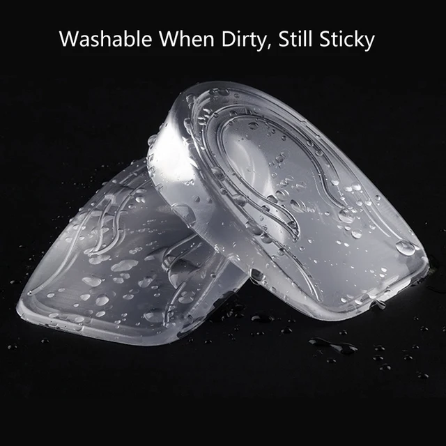 Silicone Gel Half Insoles for Women Shoes Heel Lift Inserts Plantar Fasciitis Height Increase Insoles for Men Sneakers Shoe Pads 5