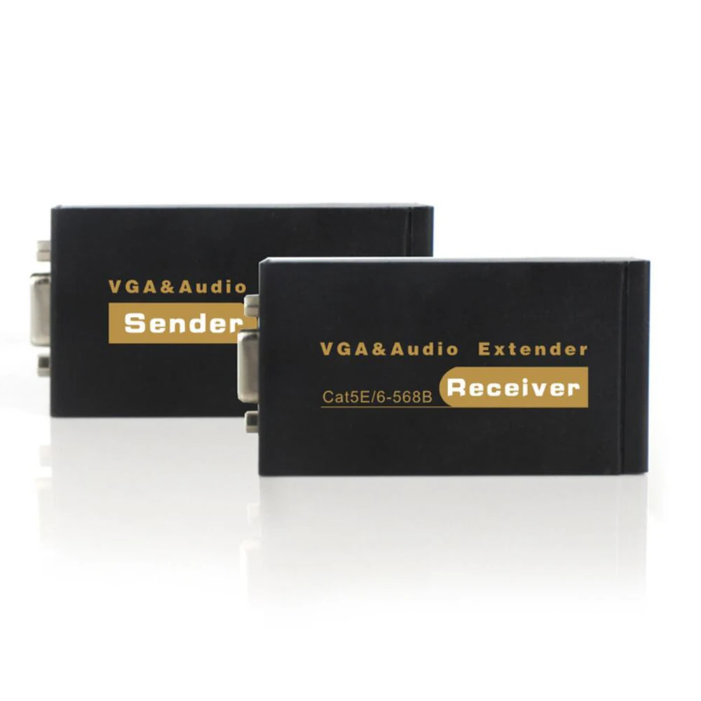Удлинитель VGA UTP удлинитель RJ45 в Ethernet конвертера через cat5e/6 кабелей до 100 м/60 м |