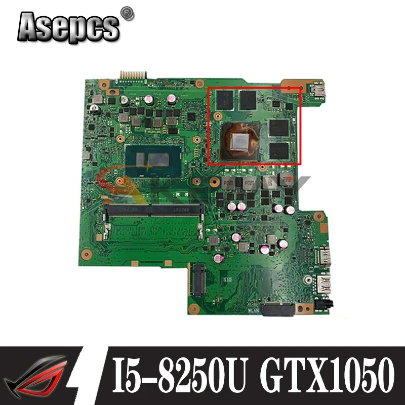 

Akemy X560UD Motherboard For asus VivoBook X560U X560UD X560UD-0101B8550U Laptop Mainboard with/ I5-8250U GTX1050（V4G）