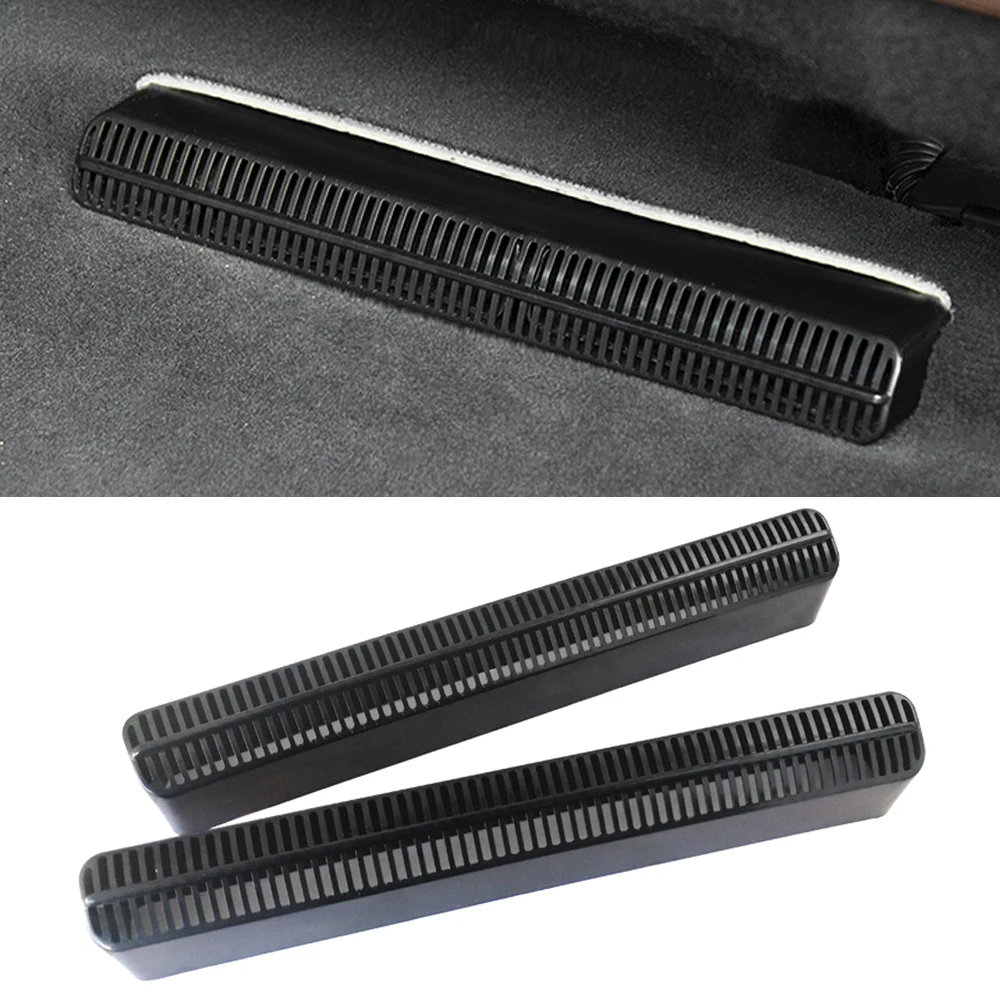 

For Audi A6 C7 A6 C8 A7 4K8 2012-2021 2PCS Car Under Seat Air Conditioning Outlet Cover Back Seat Air Vent Protector Grille