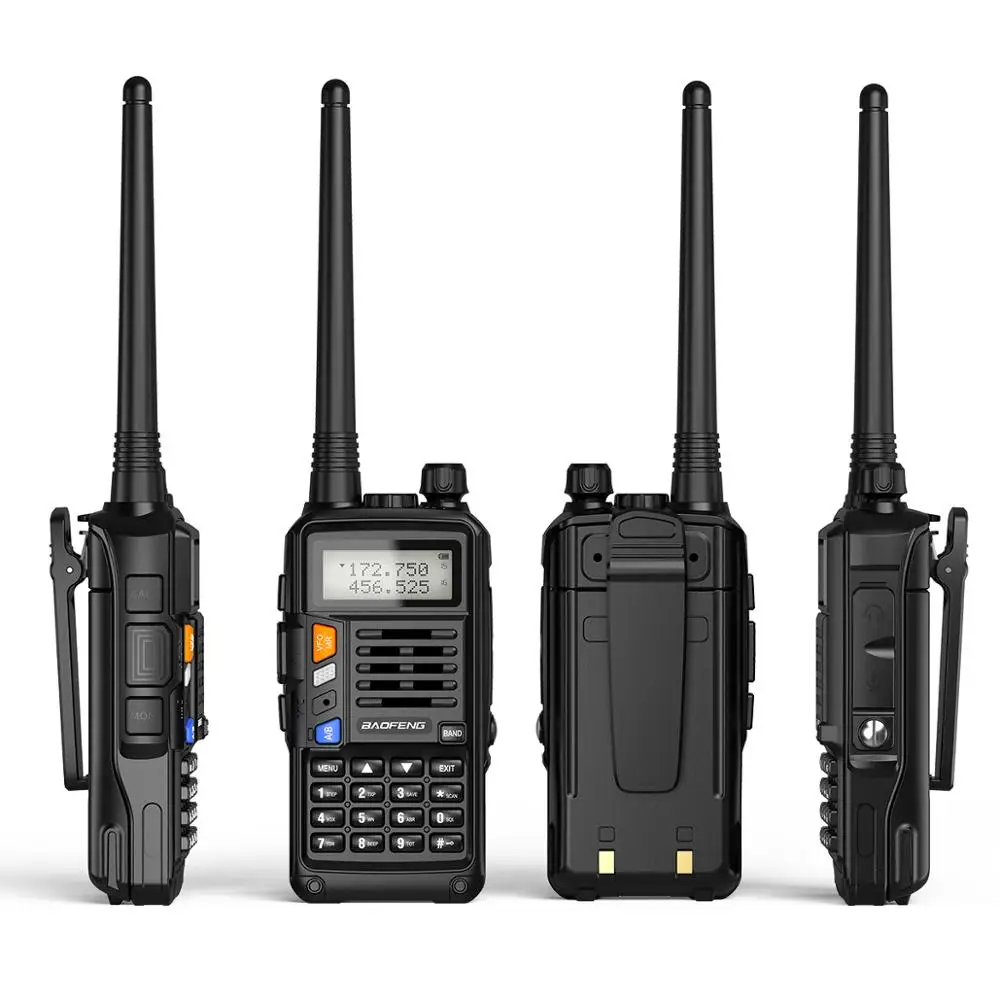 Мощная Двухдиапазонная Любительская портативная рация BaoFeng UV-S9 Plus 10 Вт с зарядным