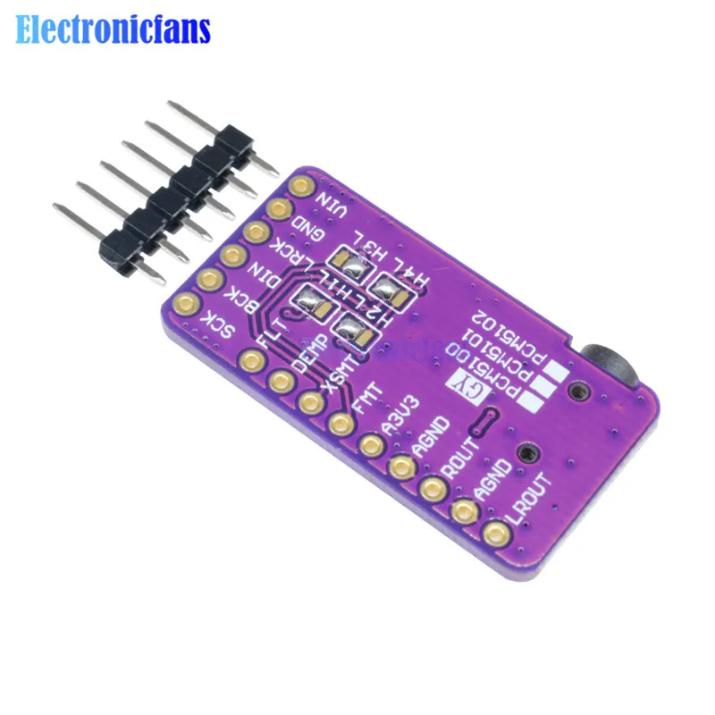 PCM5102 DAC IGS интерфейс декодер звуковая карта плата цифровой аудио GY-PCM5102 Phat формат плеер модуль для Raspberry Pi