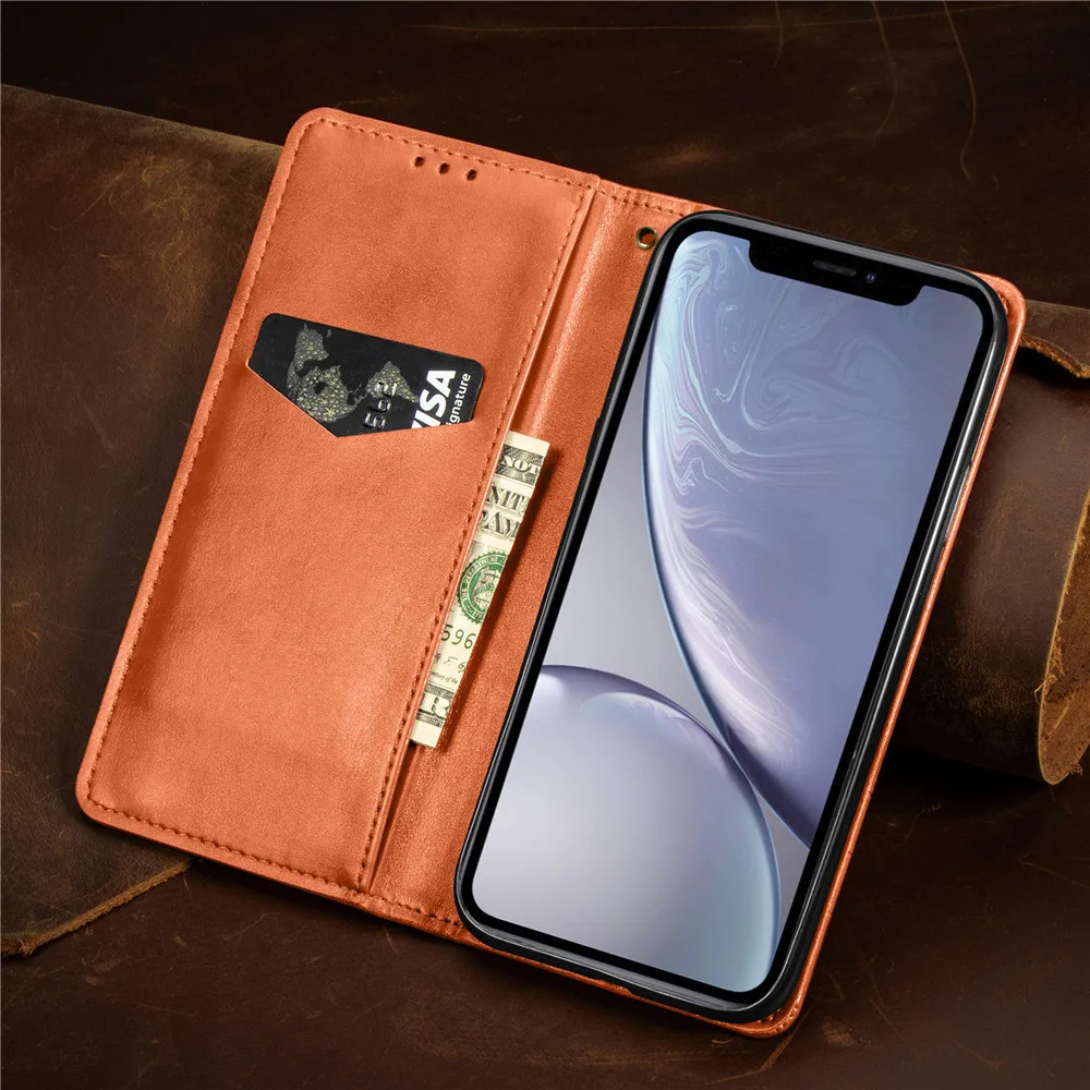 Чехол-книжка для Huawei Honor 7C AUM-L41 кожаный чехол с откидной магнитной застежкой 5 7