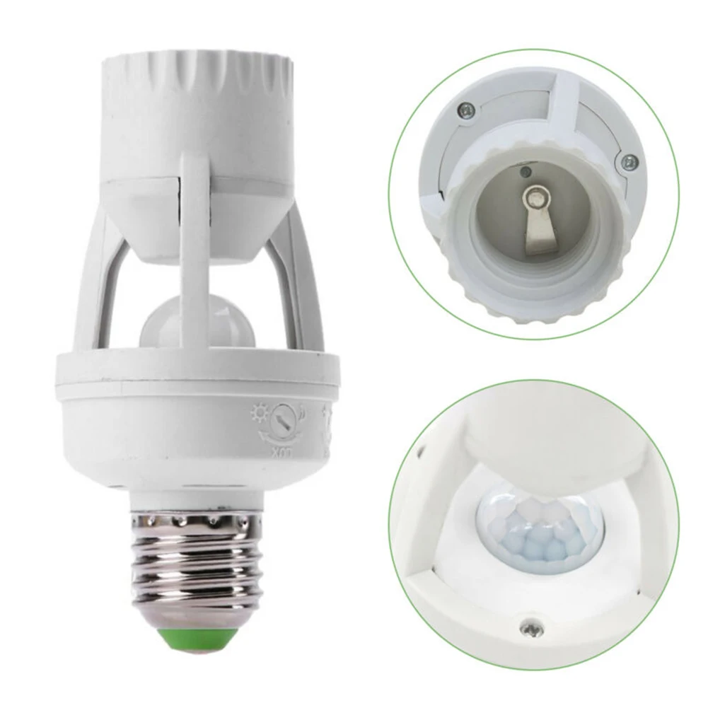 Инфракрасный датчик движения PIR E27 Светодиодный светильник держатель лампы