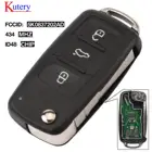 Kutery 3BTN 5K0837202AD дистанционный флип-ключ 434 МГц ID48 чип для VW Volkswagen GOLF PASSAT Tiguan Polo Jetta Beetle Car Keyless