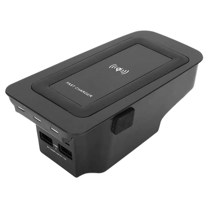 

NewCar Wireless Charger for Volvo S60 V60 XC60 S90 V90 XC90 QI 2018 2019 2020 Special Mobile Phone Charging Plate