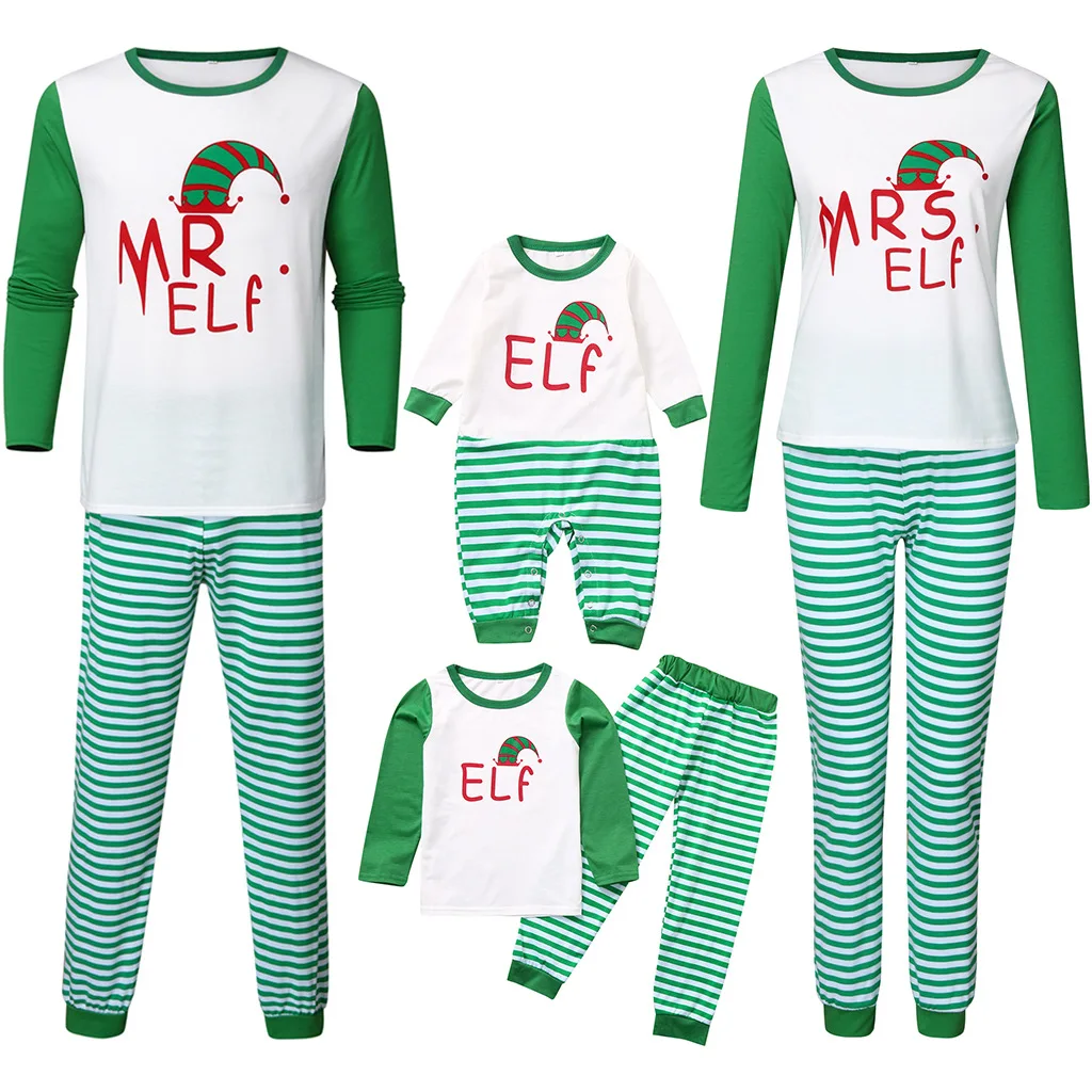 

Family Matching Christmas Pajamas New Year Mother Daughter Clothing Set Mom Daddy Baby Girl Boy Family Parent-Child Pijamas Suit