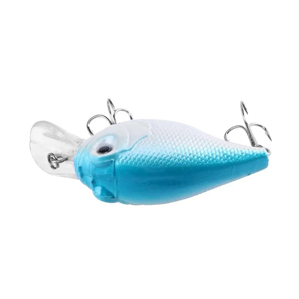 1 шт. 8 см твердая искусственная приманка рыболовная плавающая наживка Minnow 3D глаза