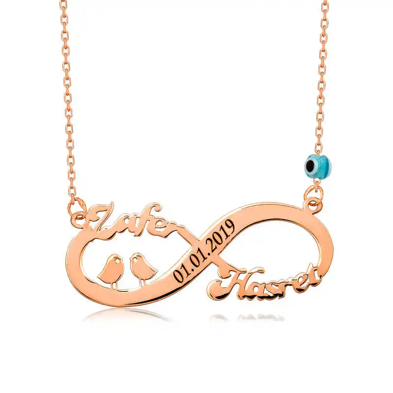 

Silver Bird Infinity Is Necklace