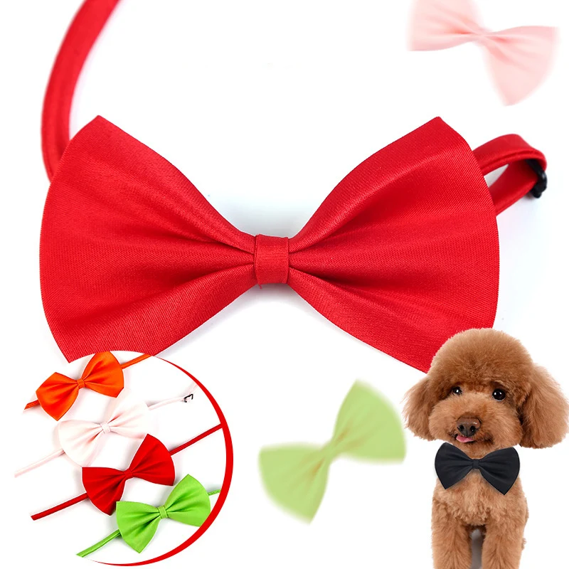 

Pet Dog Cat Necklace Adjustable Strap for Cat Collar Dogs Accessories pet dog bow tie puppy bow ties dog Pet supplies