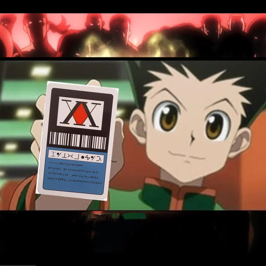 

Hunter X Hunter Licence Card Killua Zoldyck Anime Hisoka Kurapika Credit Debt Cards Sticker Collection Costume Props Japan Anime