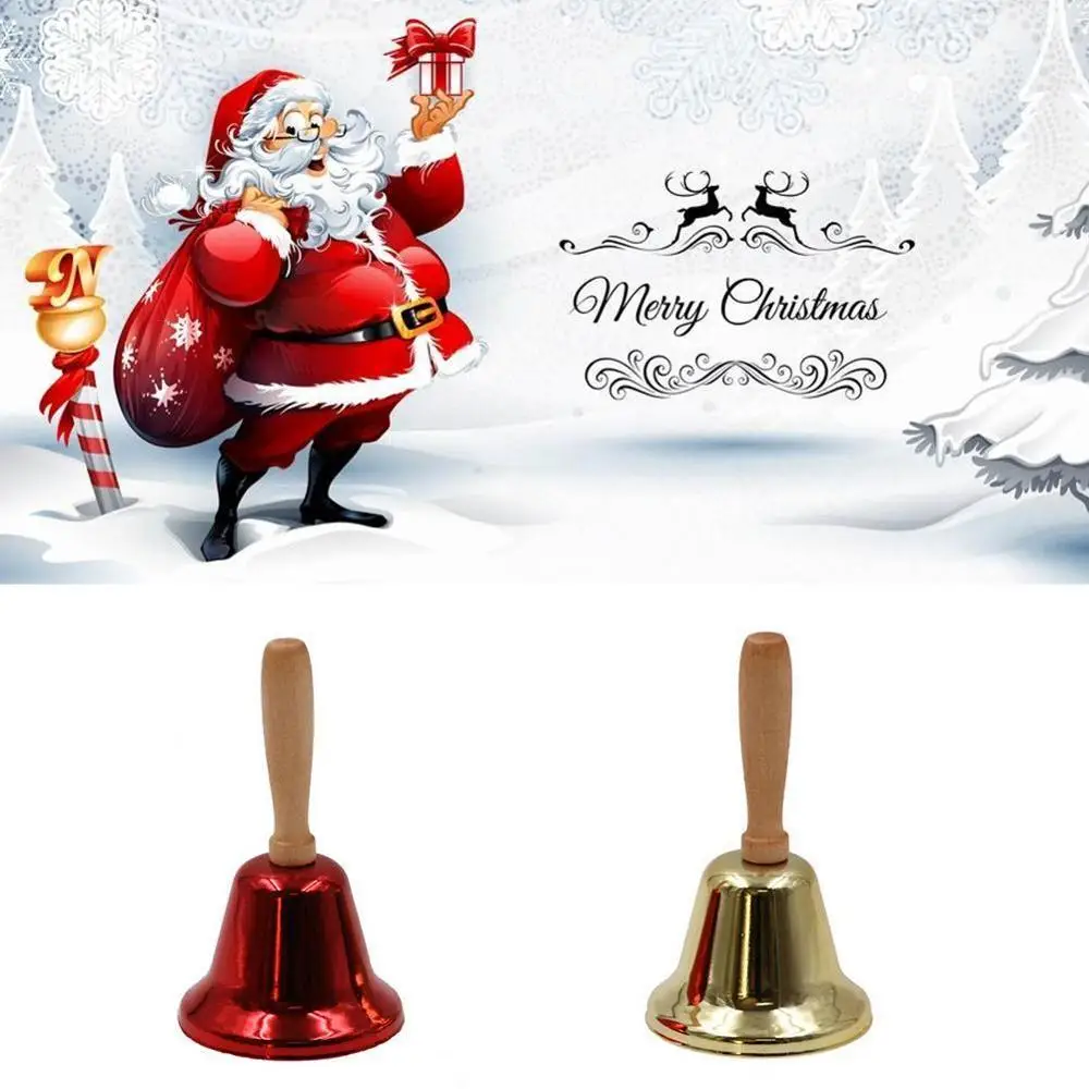 

Metal Christmas Hand Bell Noble Reception Dinner Party School Decor Cal Hotel Shop Hand Bell Handbell Bell l Restaurant