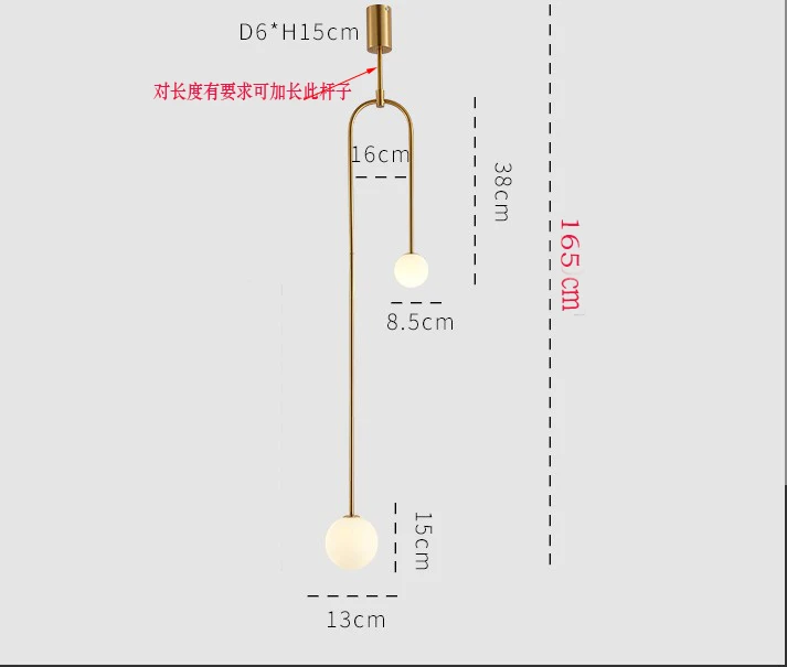 Post-modern Art Restaurant Pendant Lamp Nordic Simple Dining Table Bedside Bed Three Round Bar Cosmos Lights lampen | Лампы и