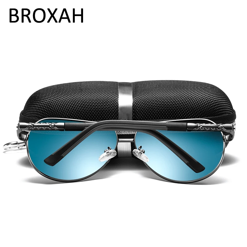 Солнцезащитные очки авиаторы для мужчин и женщин UV 400 поляризационные в стиле