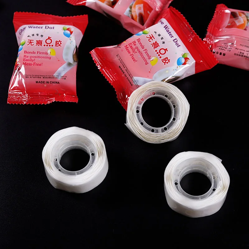 

100pcs Super Sticky Double Sided Rubber Adhesive Balloon Accessories Party Wedding Decoration Home Festive Supplies Event