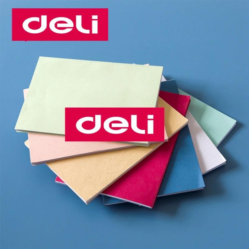 10 шт./лот Deli мм (71-85 страниц) цветная обвязочная термоклеевая Обложка A4 для