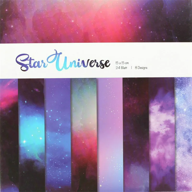 ZFPARTY 24 листа звезда Вселенная скрапбукинг бумага оригами художественная для фона
