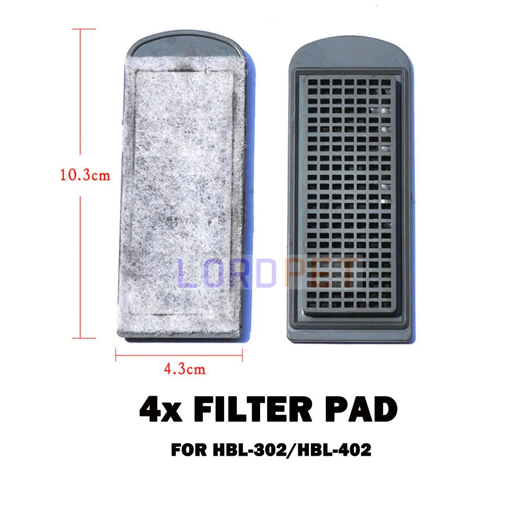 For HBL302 HBL402 Навешиваемые подушечки для фильтров с активированным углем, био-лист для HBL302 303 501 701 HN011 012, подвесной внешний фильтр для аквариума с водопадом - Цвет: For HBL302 HBL402