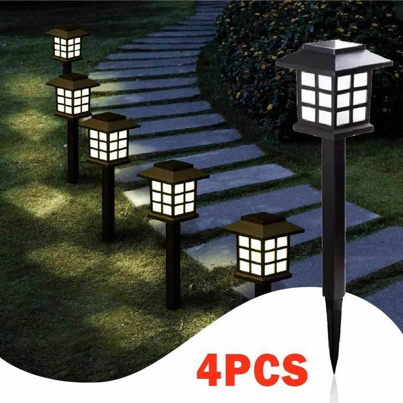 

4/8pc Solar IP68 Lawn Lamps Pathway Lights Outdoor Waterproof Solar Garden for Garden Landscape Path Yard Patio Driveway Walkway